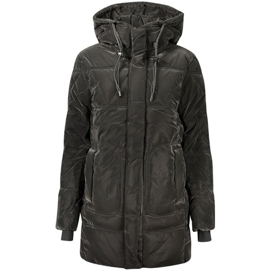 Black Polyurethane Women's Jacket
