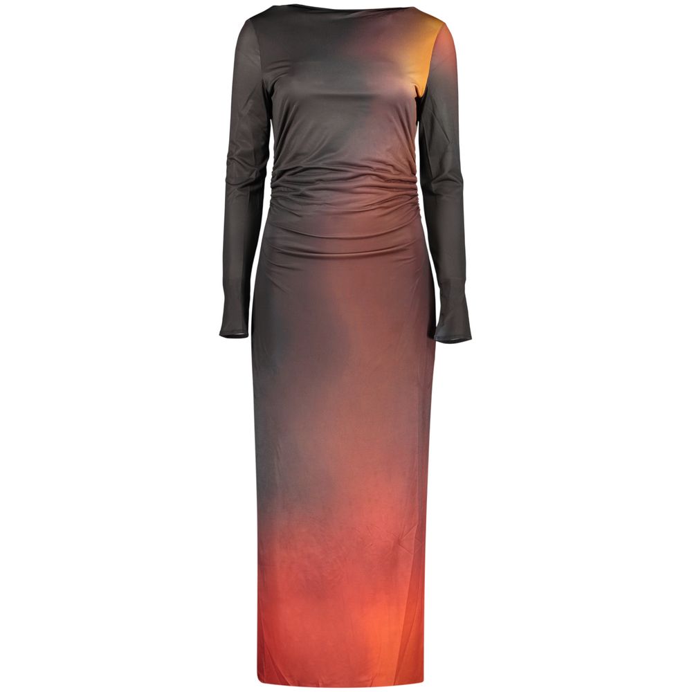 Black Polyester Women's Dress