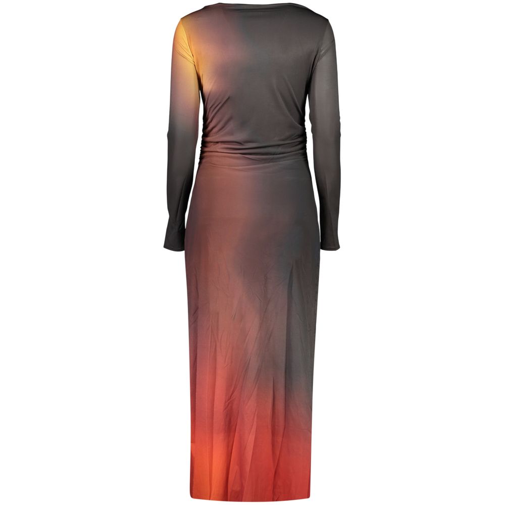 Black Polyester Women's Dress