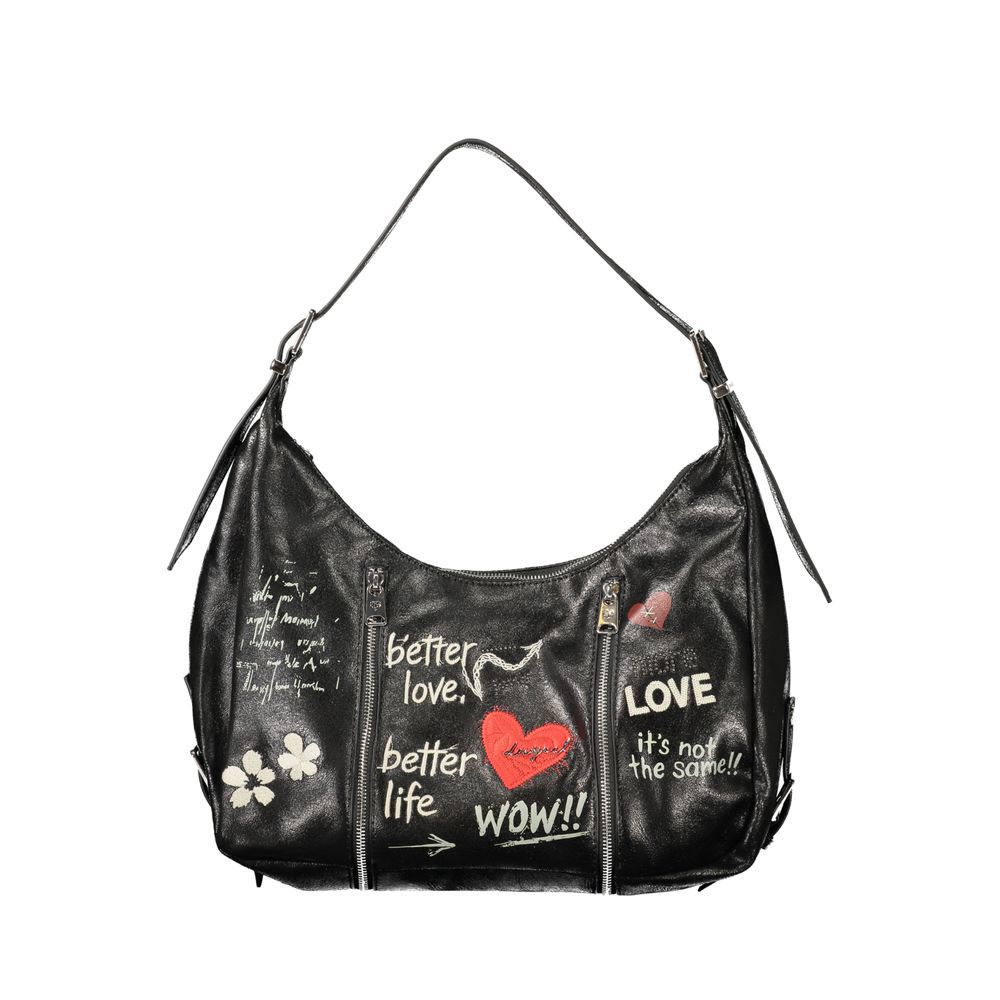 Nero Poliuretano Donna Bag