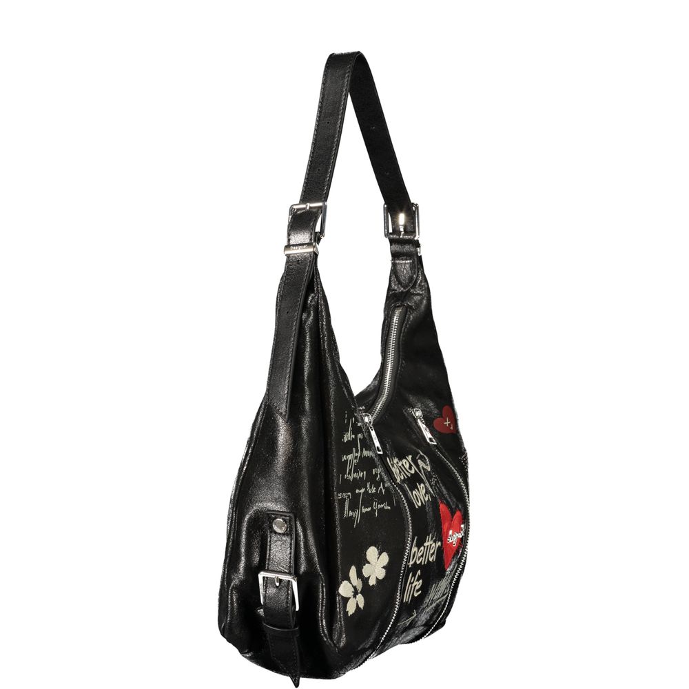 Nero Poliuretano Donna Bag