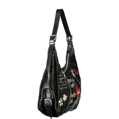 Nero Poliuretano Donna Bag