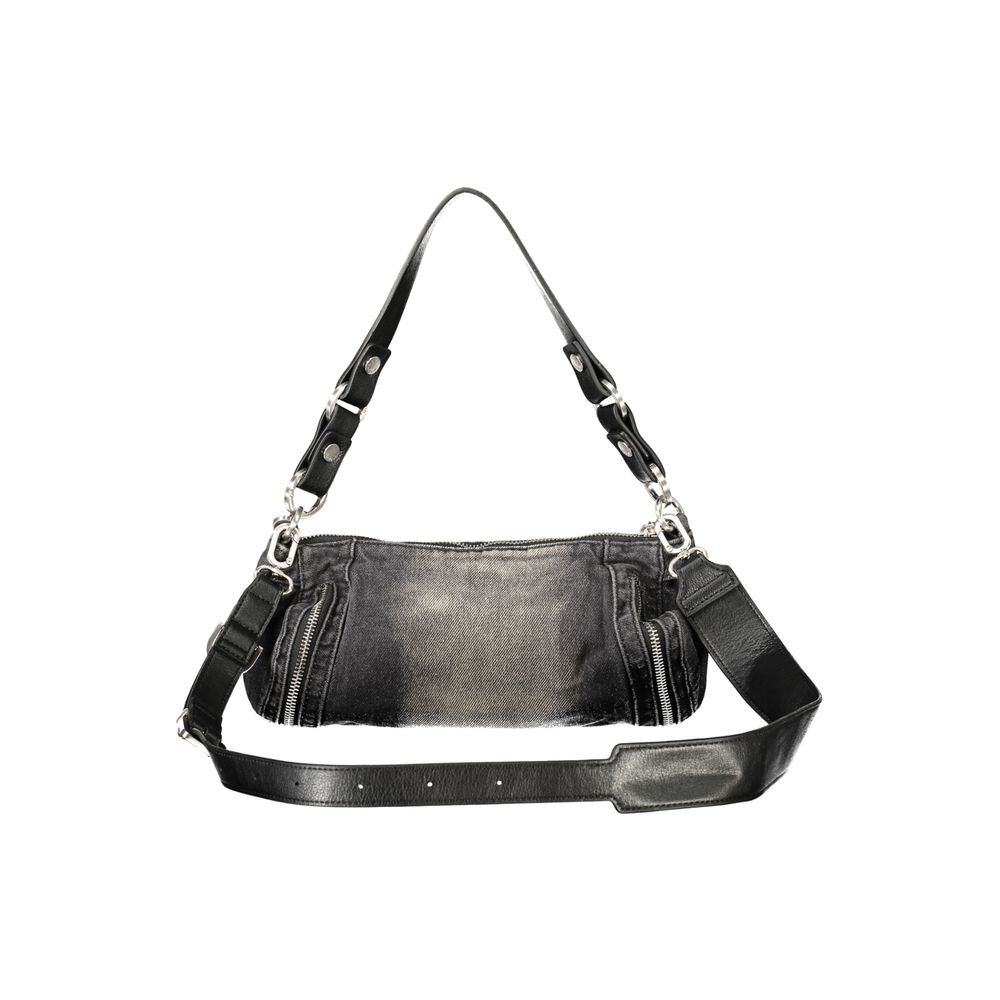 Black Cotton Womens Bag