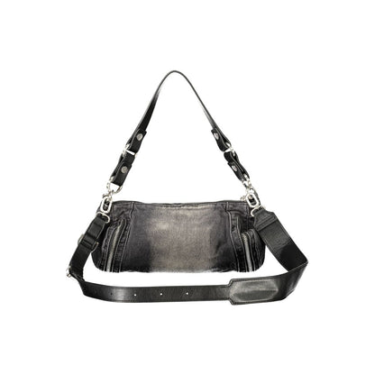 Black Cotton Womens Bag