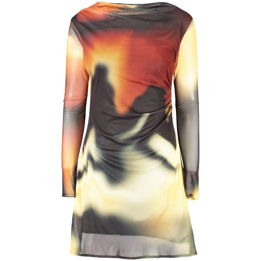 Black Polyester Women's Dress
