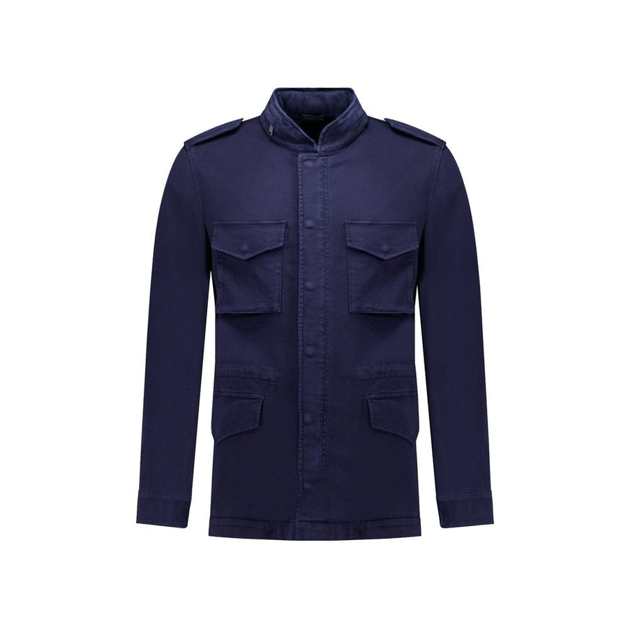 Navy Blue Cotton Jacket