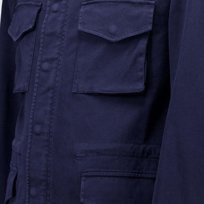 Navy Blue Cotton Jacket