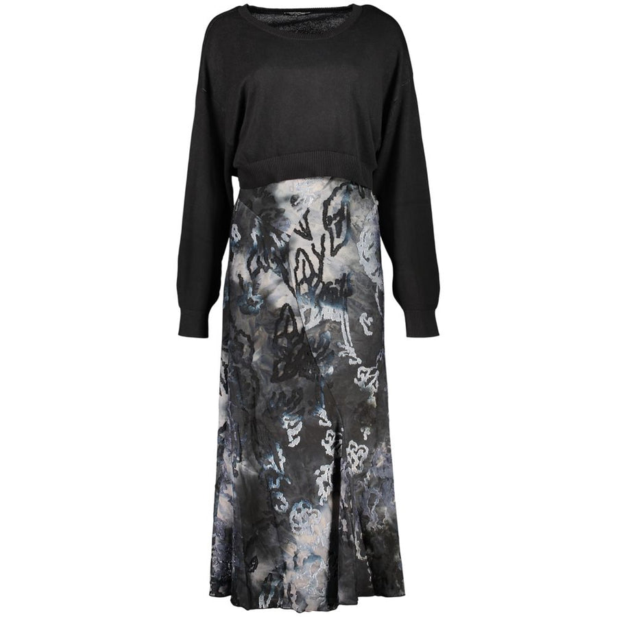 Blue Polyester Women's Dress