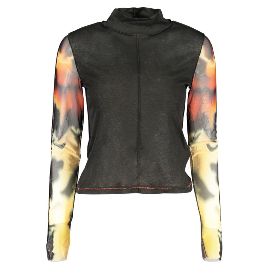Black Polyester Women's Sweater