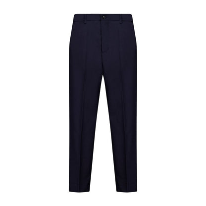 Blue Wool Dress Pants