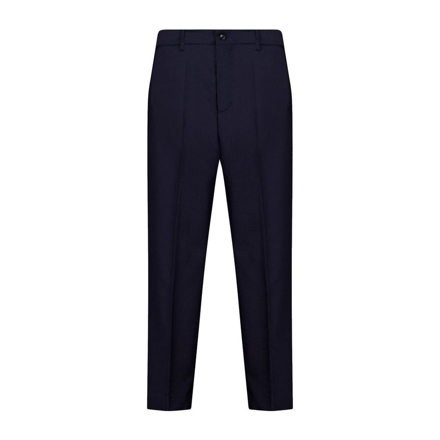 Blue Wool Dress Pants