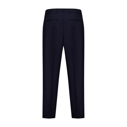Blue Wool Dress Pants