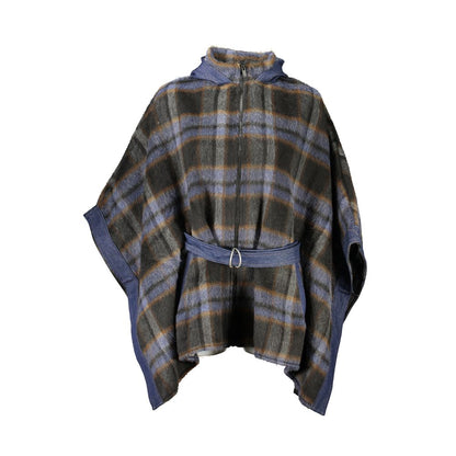 Blue Polyester Women's Top