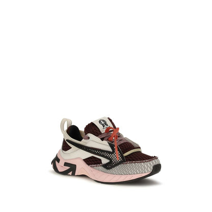 Multicolor Polyester Athletic Sneakers