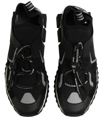 Black Sorrento Trekking Sneakers Men Shoes