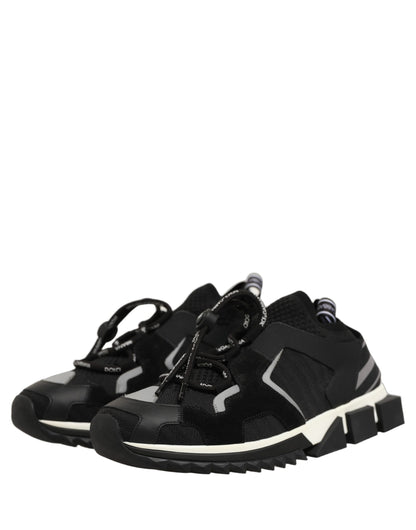 Black Sorrento Trekking Sneakers Men Shoes