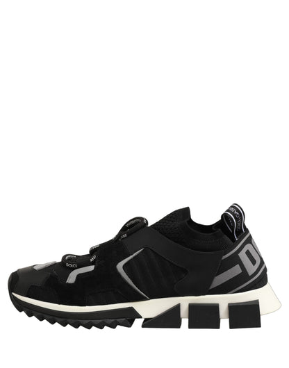 Black Sorrento Trekking Sneakers Men Shoes