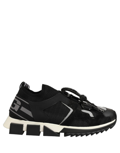Black Sorrento Trekking Sneakers Men Shoes
