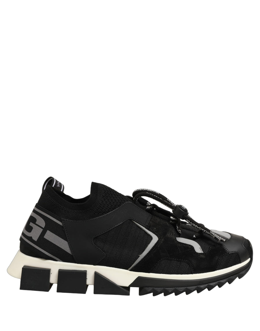Black Sorrento Trekking Sneakers Men Shoes