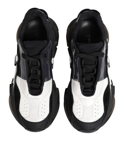 White Black Logo Airmaster Men Sneakers Shoes