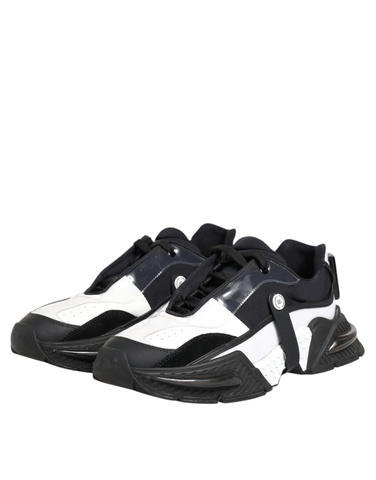 White Black Logo Airmaster Men Sneakers Shoes