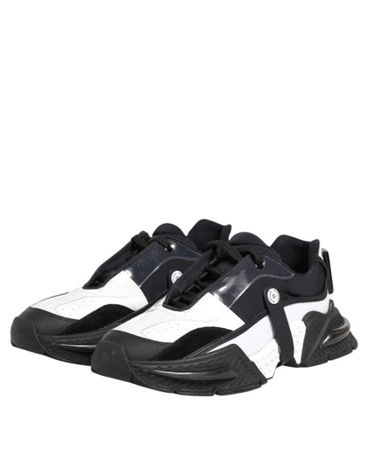 White Black Logo Airmaster Men Sneakers Shoes