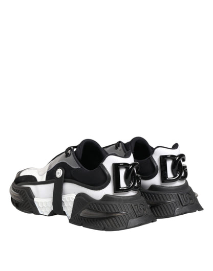 White Black Logo Airmaster Men Sneakers Shoes