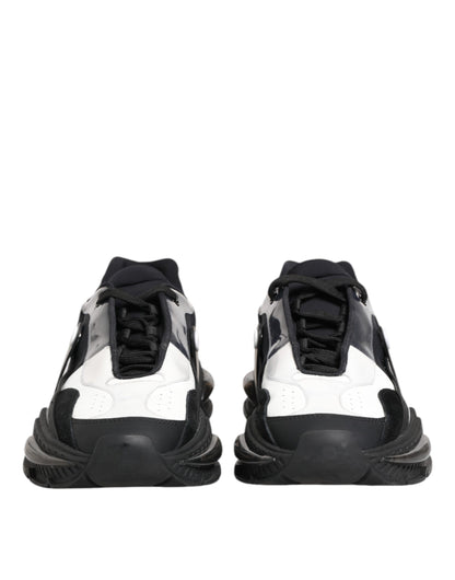 White Black Logo Airmaster Men Sneakers Shoes