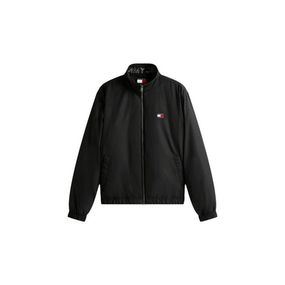 Black Recycled Polyester Bomber