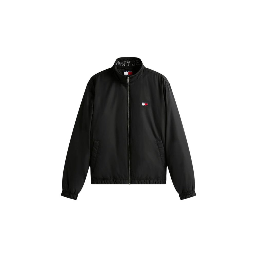 Black Recycled Polyester Bomber