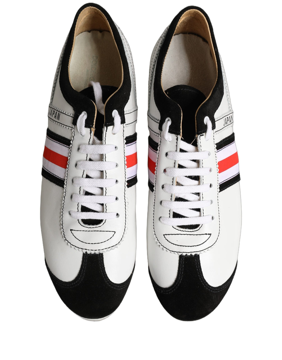 White Leather Japan Low Top Sneakers Shoes
