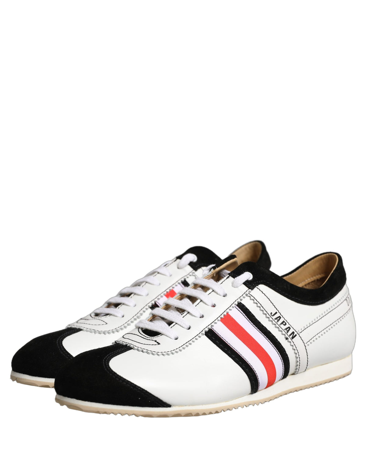 White Leather Japan Low Top Sneakers Shoes