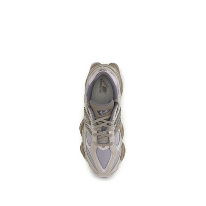 Beige Polyamide Athletic Sneakers