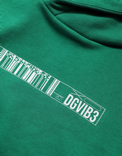 Green DGVIB3 Cotton Hoodie Sweatshirt Sweater