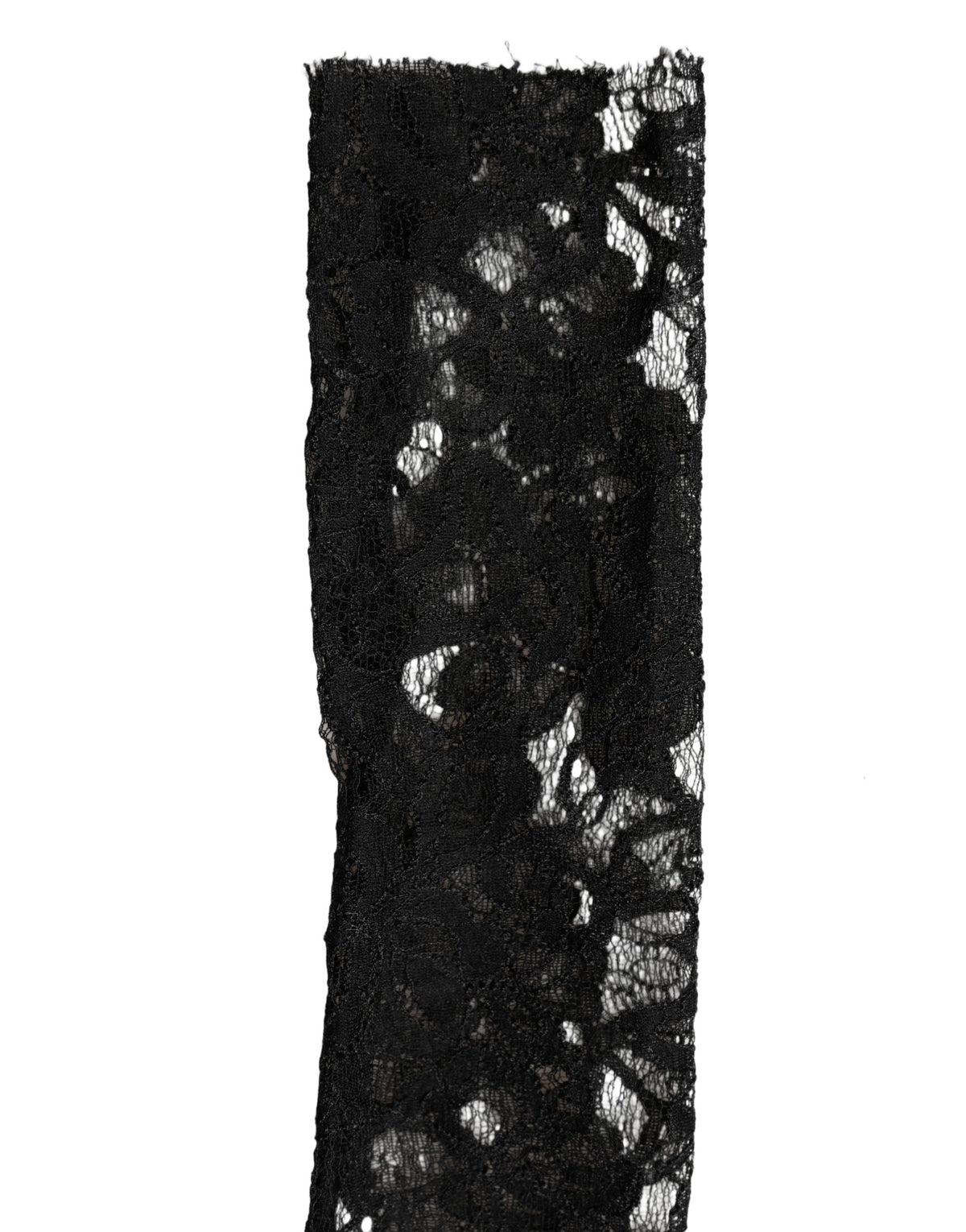 Sleeves Black Nylon Floral Lace Warmer Arm