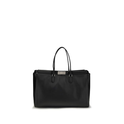 Black Calf Leather Bos Taurus Shoulder Bag