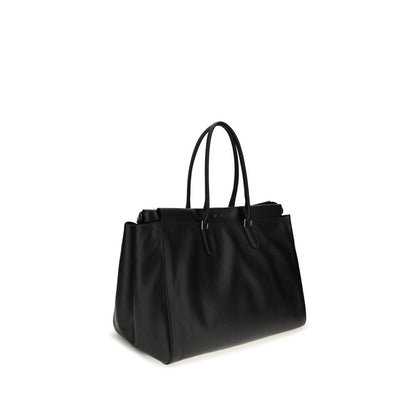 Black Calf Leather Bos Taurus Shoulder Bag