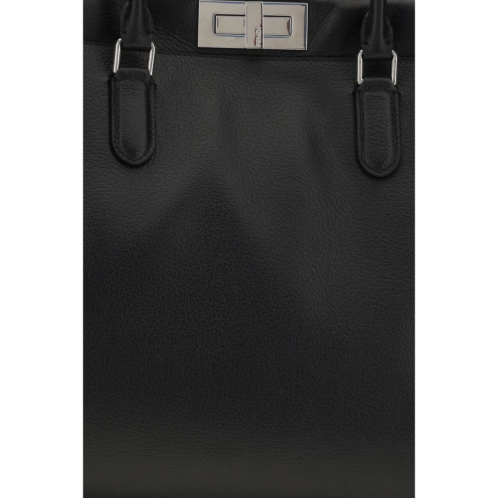 Black Calf Leather Bos Taurus Shoulder Bag