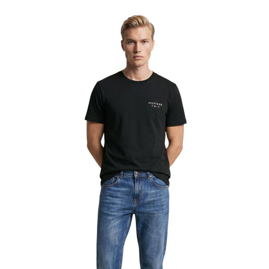 Black Cotton T-Shirt