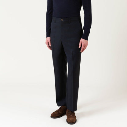 Blue Wool Dress Pants