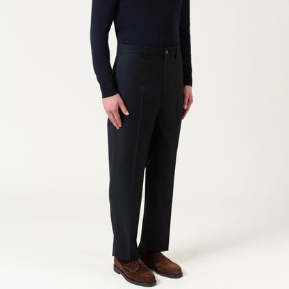Blue Wool Dress Pants