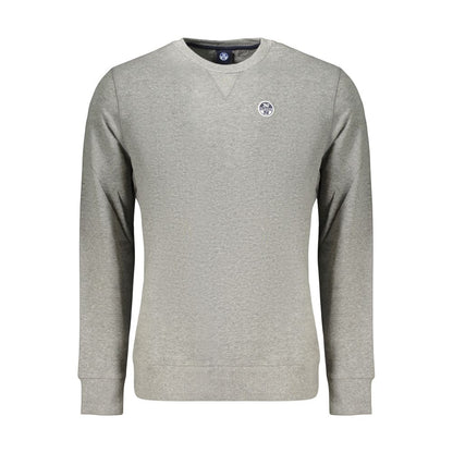 Gray Cotton Men's Sweatshirt