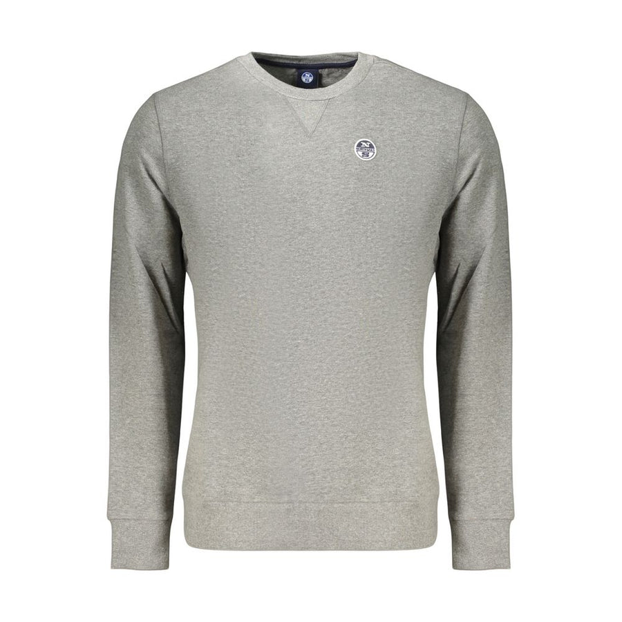 Gray Cotton Men's Sweatshirt