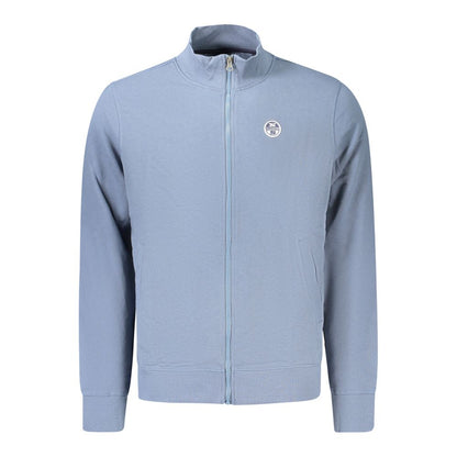 Blue Cotton Men's Sweatshirt