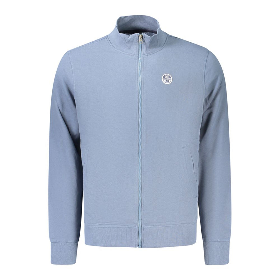 Blue Cotton Men's Sweatshirt