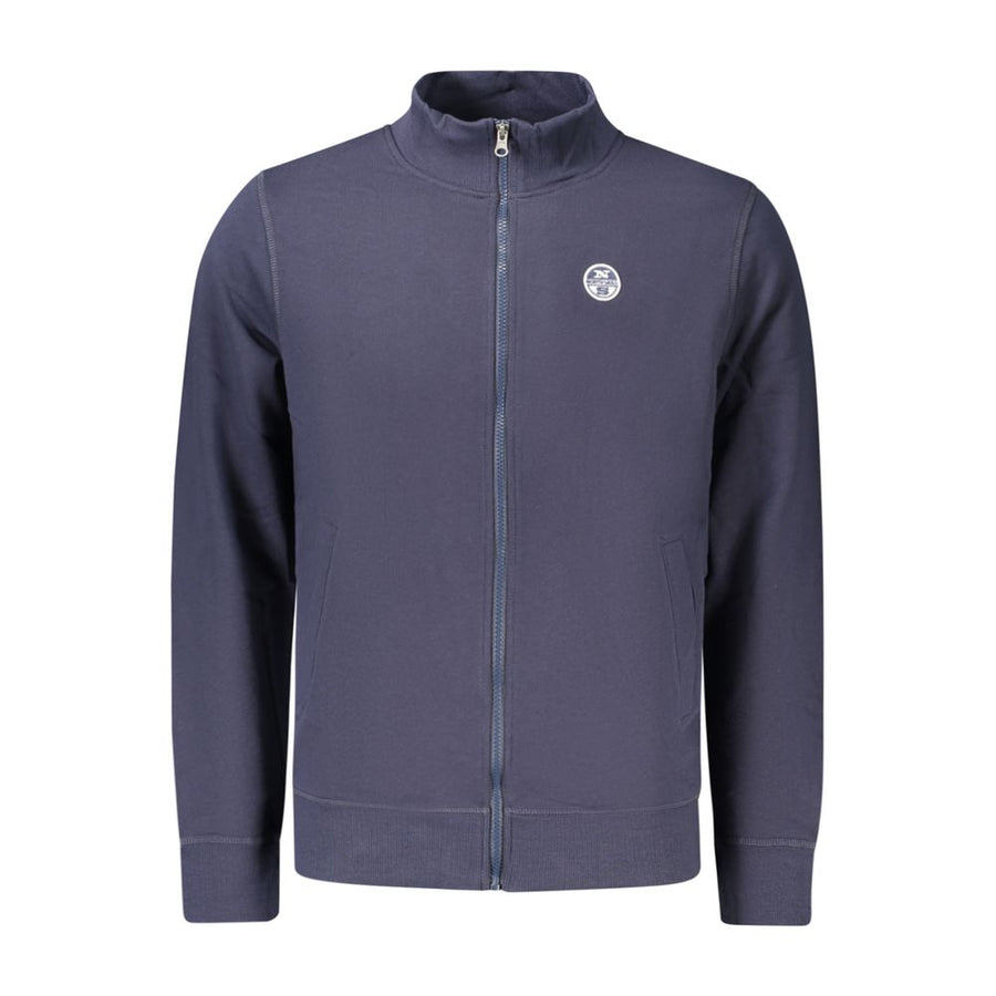 Blue Cotton Men's Sweatshirt