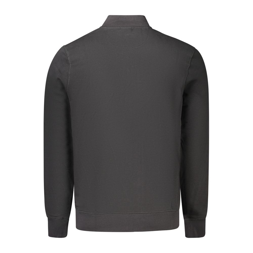 Black Cotton Men's Sweatshirt