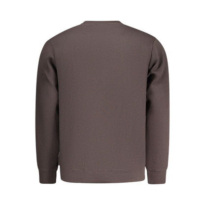 Brown Cotton Men's Sweatshirt
