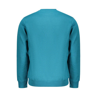 Blue Cotton Men's Sweatshirt