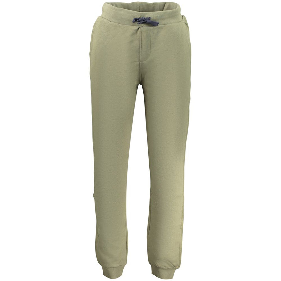 Green Cotton Men's Trouser